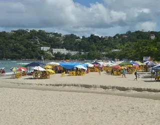 Praia das Toninhas, Ubatuba, litoral norte paulista.